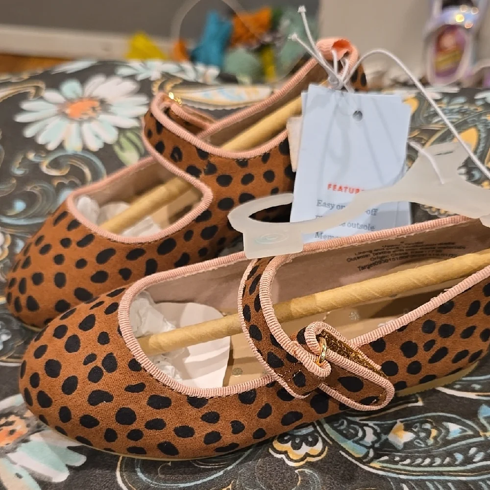 ❤️10/$40 new leopard Mary Jane Kids Shoes